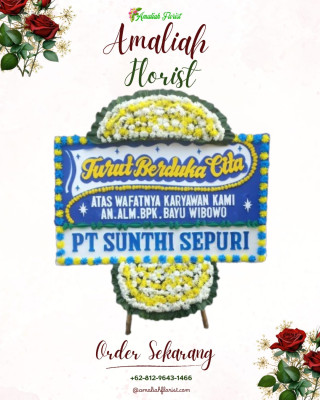 Papan Bunga Duka di Seginim