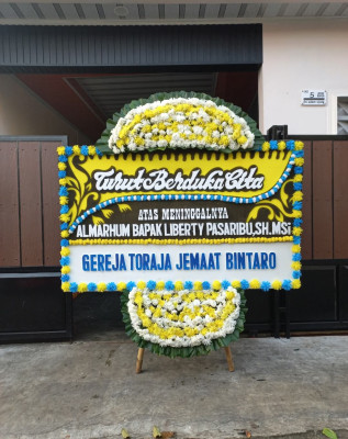 Papan Bunga Duka di Seginim