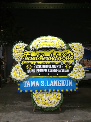 Papan Bunga Duka di Seginim